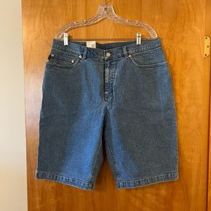 Lauren Jeans Co. Ralph Lauren Authentic Dry Goods Vintage Blue Denim Jean Shorts
